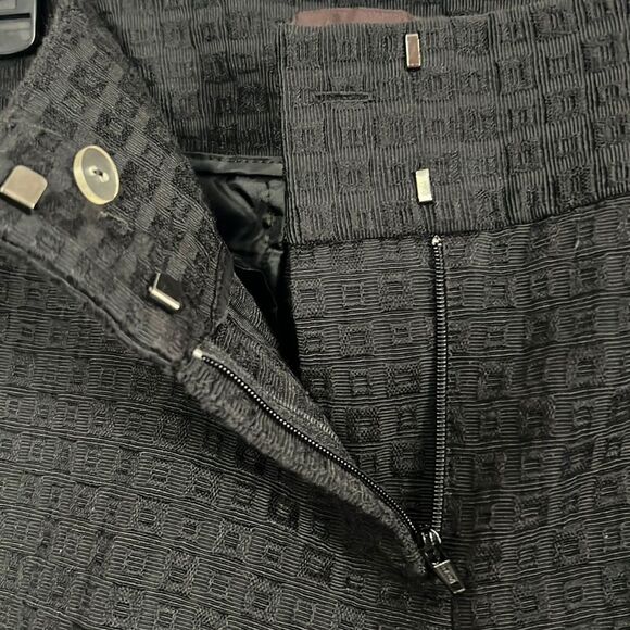 Dana Buchman Women Crop Pants Black Bohemian Rendezvous Size 6 NWT - Picture 2 of 16